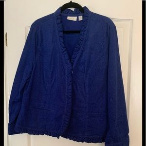 Chico’s blue blazer jacket